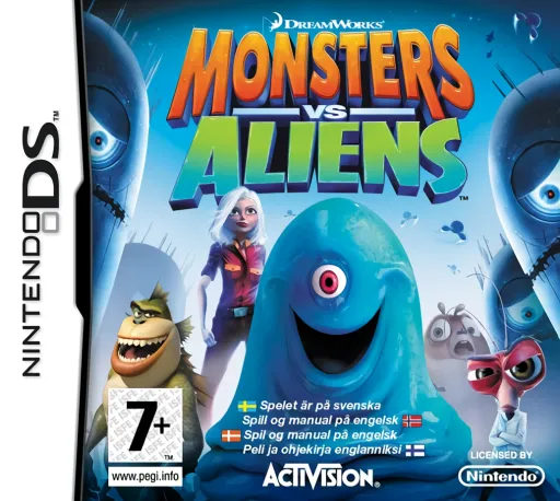 Monsters vs Aliens (Europe) (En,Fr,Nl,Sv)